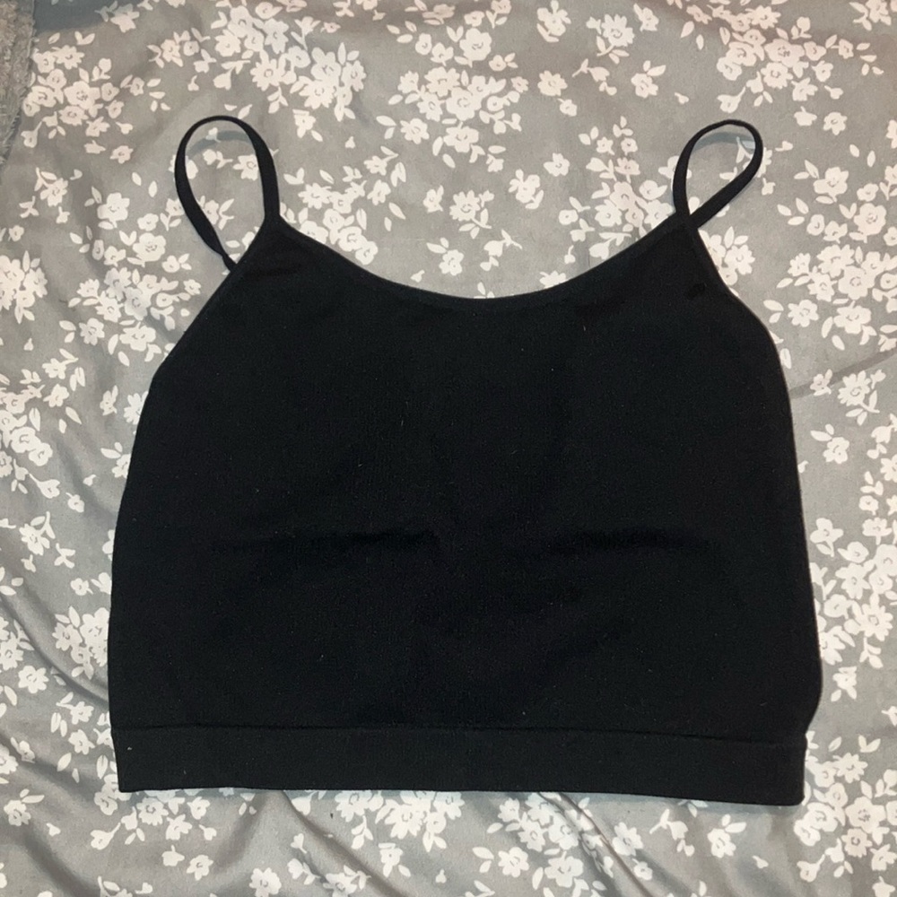 Wild Fable Black Crop Top